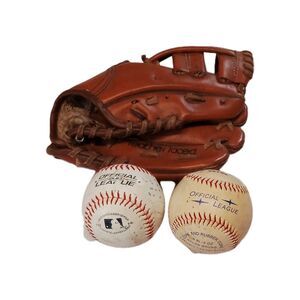 Kids/Youth Franklin Don Mattingly Nylon Sewn Baseball Glove With‎ Two Balls